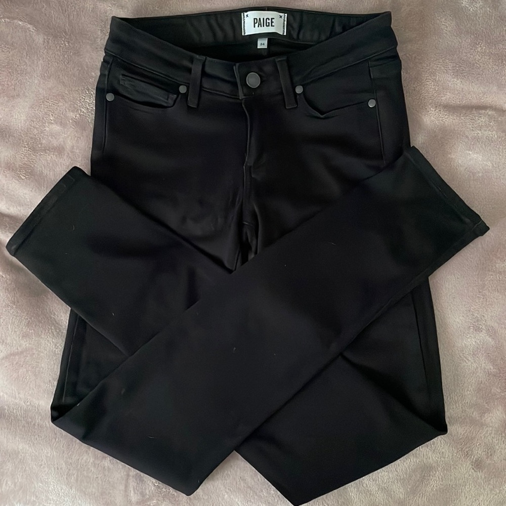 Paige Denim - Black Skinny Jeans